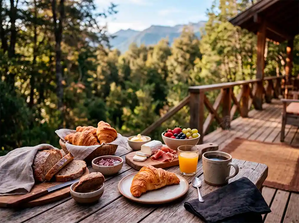 Desayuno en el deck